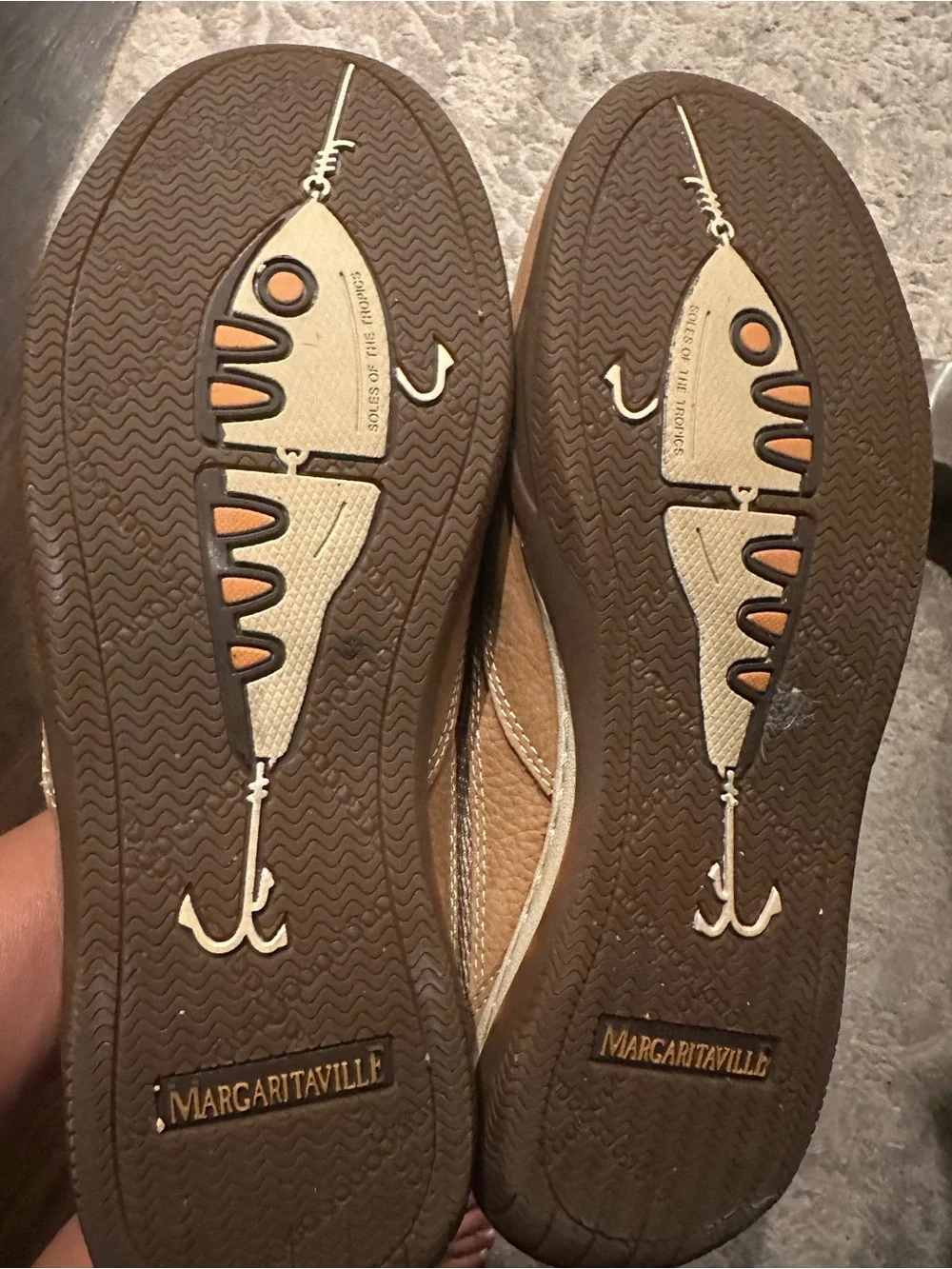 Men's Margaritaville Casual Speed Boat Slip-On Loafers in Tan